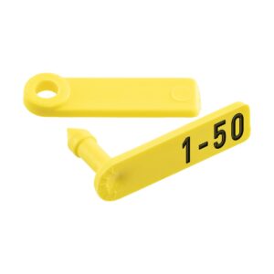 4763-crotalii-pentru-miei-si-iezi-twintag-galben-1-50 SET ΑΡΙΘΜΗΜΕΝΩΝ ΕΝΩΤΙΩΝ Twintag ΓΙΑ ΠΡΟΒΑΤΑ (50 ΤΕΜ.)