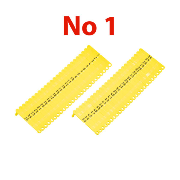 SET ΑΡΙΘΜΗΜΕΝΩΝ ΕΝΩΤΙΩΝ Twintag ΓΙΑ ΠΡΟΒΑΤΑ (50 ΤΕΜ.)