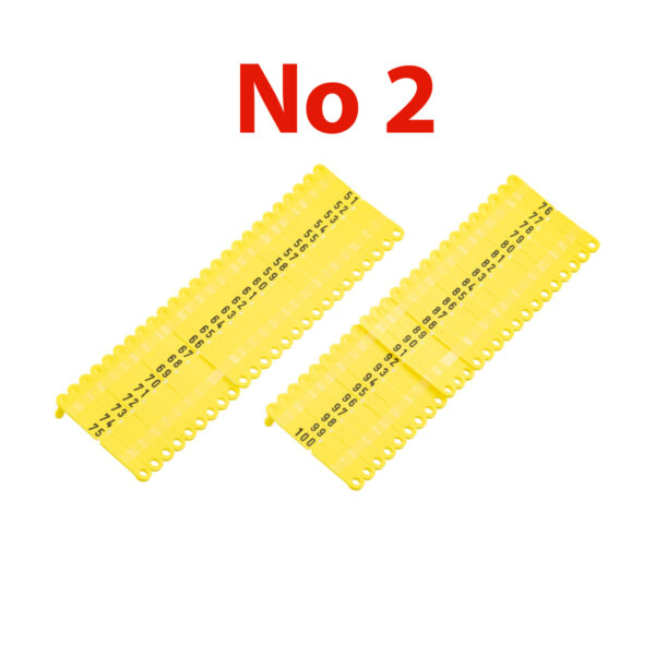 SET ΑΡΙΘΜΗΜΕΝΩΝ ΕΝΩΤΙΩΝ Twintag ΓΙΑ ΠΡΟΒΑΤΑ (50 ΤΕΜ.)