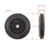 3453-roata-pentru-aparate-de-muls-250-mm ΤΡΟΧΟΣ ΓΙΑ ΑΡΜΕΚΤΙΚΗ ΜΗΧΑΝΗ 25cm