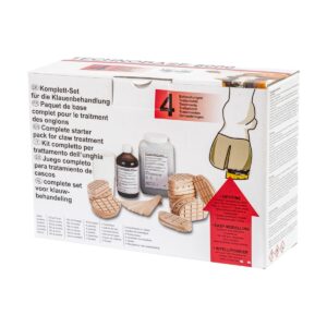Kit θεραπείας για τις οπλές των ζώων.
