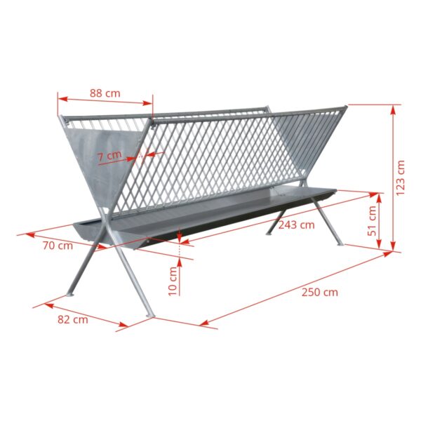 ΤΑΙΣΤΡΑ ΓΙΑ ΠΡΟΒΑΤΑ ΚΑΙ ΚΑΤΣΙΚΙΑ 250cm